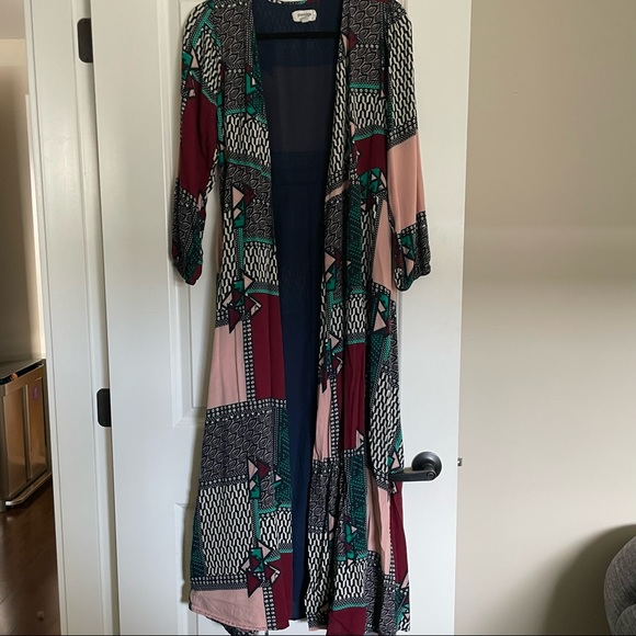 Anthropologie Virginia Wrap Maxi Dress - Picture 3 of 7